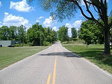 Intersection of Black Run Road and Shady Glen Road in Knockemstiff, Ohio Knockemstiff, Ohio.JPG