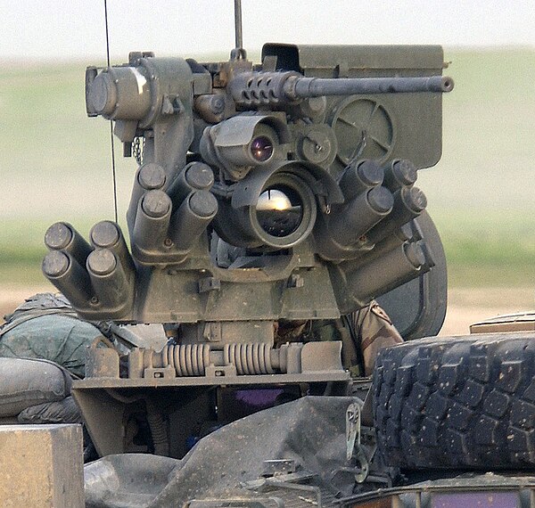 Protector RWS on top of an M1126 Stryker (2005)