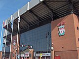 Anfield, home of Liverpool F.C.