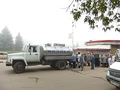 Milk sold from a tank truck