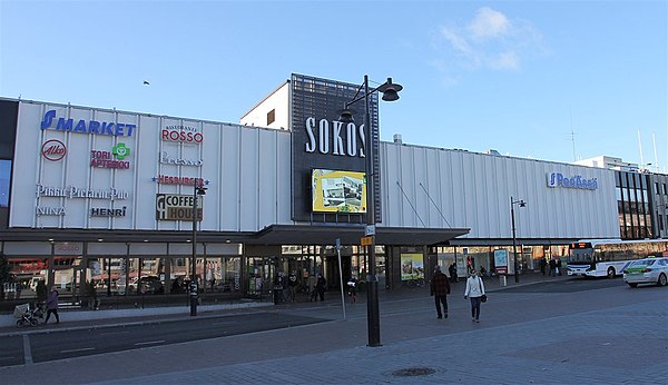 Sokos department store building in Multimäki, Kuopio, Finland