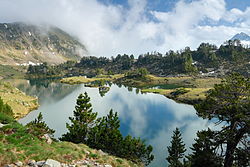 Middle lake of Bastan