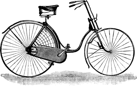 An 1889 Lady's safety bicycle