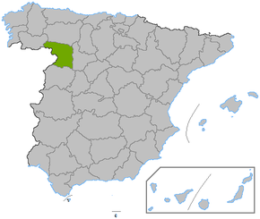 Poziția regiunii Zamora