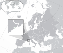The location of Monaco (dark green, in circle) in Europe Location Monaco Europe.svg