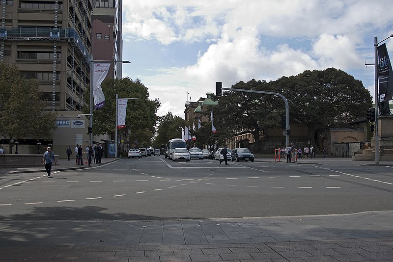 File:Looking down Macquarie Street from Hyde Park.jpg