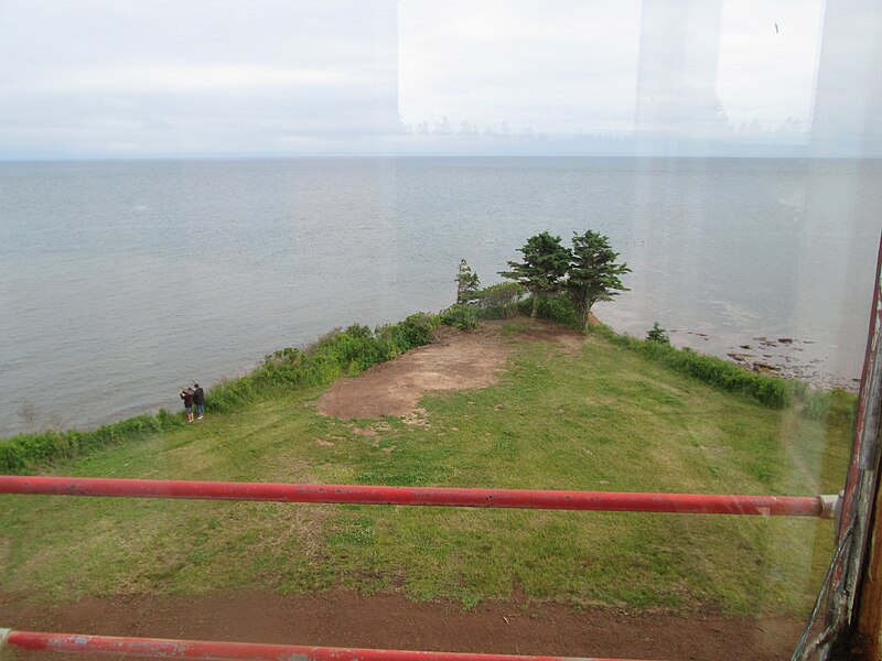 File:Looking out from the Cape Bear Lighthouse, PEI (27597819034).jpg