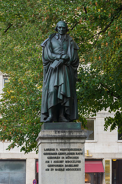 File:Lorenz von Westenrieder statue Promenadeplatz Munich.jpg