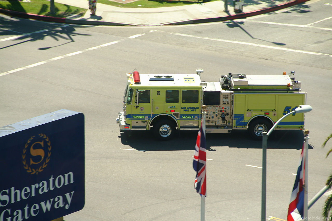 Los Angeles Airport ARFF CA Fire Dept Patch 2 Crash Fire Rescue LAX California
