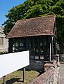 The lychgate of the medieval Church of All Saints in Eastchurch on the Isle of Sheppey. [190]