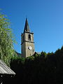 église Notre-Dame de Lumières village de Rioclar-Haut, (environ 1250 m d'altitude). Commune de Méolans-Revel (Alpes-de-Haute-Provence),