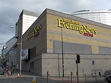 The Manchester Arena hosted the boxing and netball events MEN Arena, Manchester - panoramio.jpg