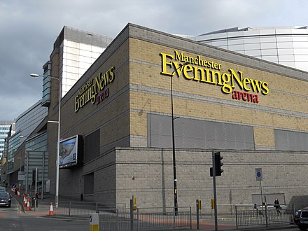 The Manchester Arena hosted the boxing and netball events