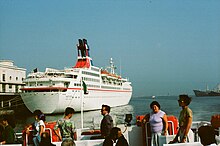 Astor at Molo Beverello, Naples in October 1988 MS Astor at Molo Beverello, Naples in October 1988.jpg