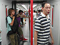 People in an MTR (Tung Chung Line) train (1)