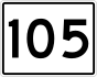 State Route 105 marker 