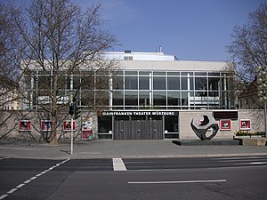 Haupteingang des Mainfranken Theaters Würzburg