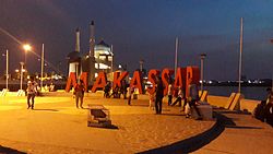 The Makassar seafront
