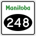 Provincial Road 248 marker