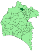 Расположение муниципалитета Ла-Нава на карте провинции