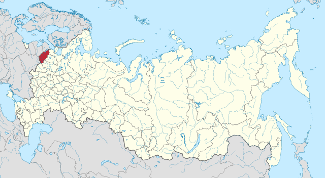 Oblast de Pskov - Localizazion