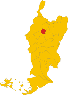 Localisation de Moraro