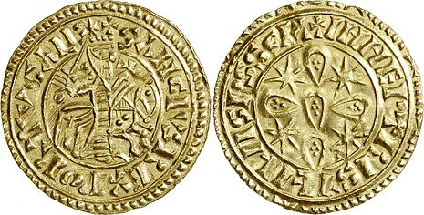 Morabitino - portugissische Goldmünze Sancho I.