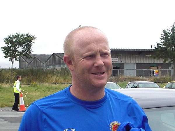 Wright as manager of Chester City in 2006