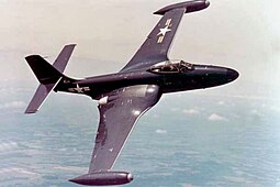 McDonnell F2H-2 Banshee in flight (colour).jpg