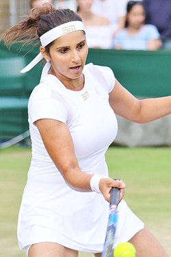 Sania Mirzaová ve Wimbledonu 2017