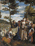 Miniatura para Moisés salvado de las aguas del Nilo (Veronese)