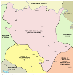 Сербія: історичні кордони на карті