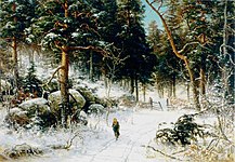 Talvimaisema Tuuloksesta, 1874