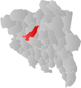 Poziția localității Nord-Fron