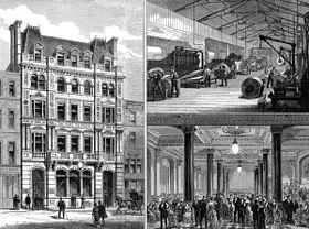In 1882 The Daily Telegraph moved to new Fleet Street premises, which were pictured in the Illustrated London News. New Daily Telegraph Offices Fleet Street ILN 1882.jpg
