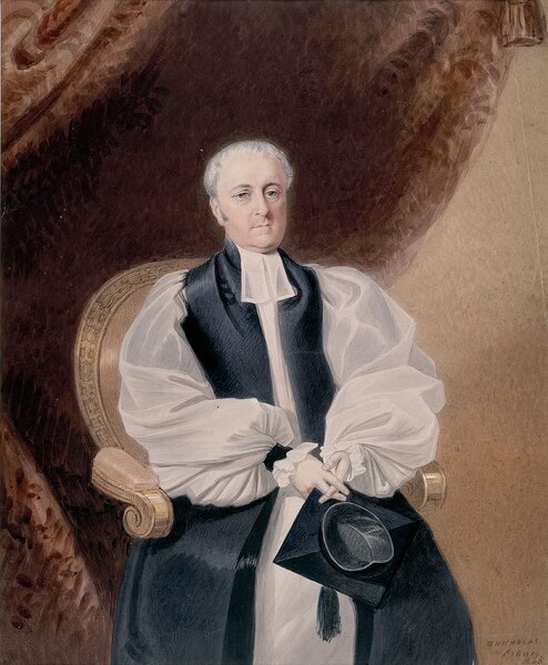 Portrait of Broughton by William Nicholas