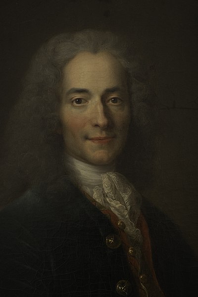 Voltaire, one of the key Enlightenment critics of the medieval era