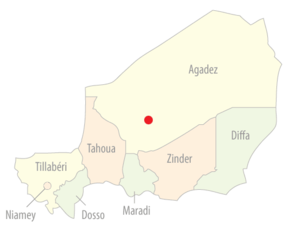 Poziția localității Agadez