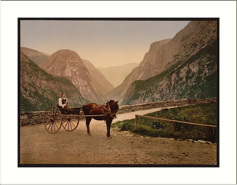 File:Norwegian carriage Hardanger Fjord Norway.jpg