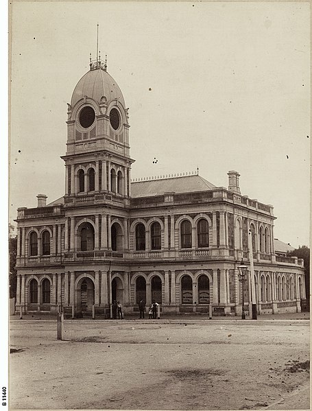 Norwood Town Hall in the 1880s