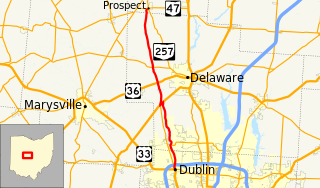 Ohio State Route 257 Highway in Ohio