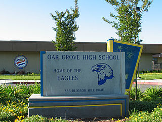 Oak Grove High School (San Jose, California) secondary school in San Jose, California