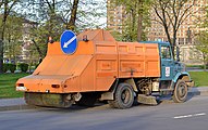 A PUM-69 (ПУМ-69) street sweeper based on a ZiL 433362 (ЗИЛ 433362). 2015.