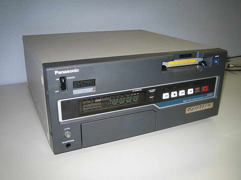 File:Panasonic Video Casette Recorder AJ-D455.jpg