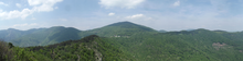 Il monte Settepani e le cime circostanti viste dal Bric Gettina.