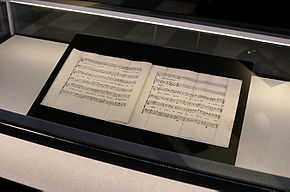 Obscure 1785 score, previously thought lost, discovered in the archives of the Czech Museum of Music in 2015 Per la ricuperata salute di Ofelia.jpg