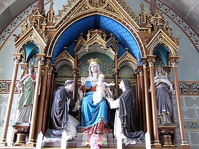 Église Saint-Martin de Pfaffenheim, Alsace, France.