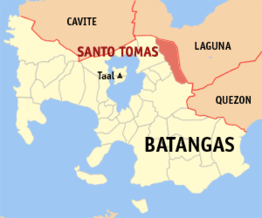 Kaart van Santo Tomas