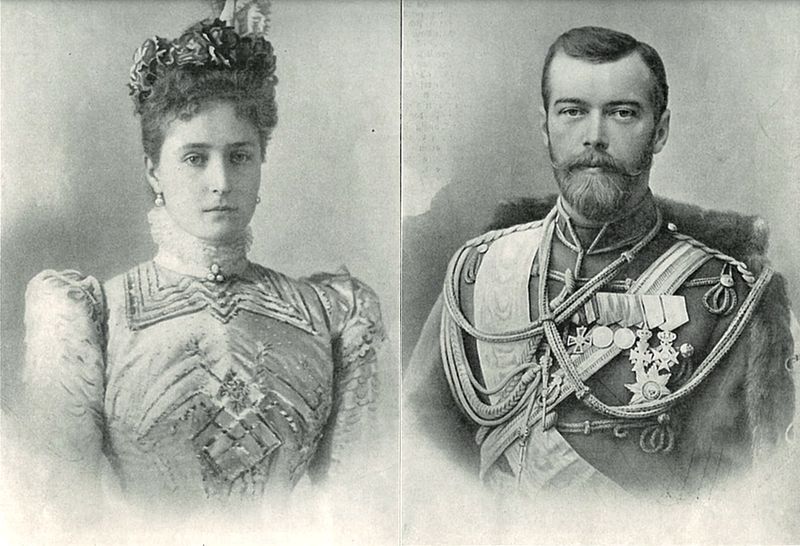 File:Photo by Bajetti of Empress Alexandra Feodorovna & Tsar Nicholas II from the Illustrierte Zeitung -1901.JPG