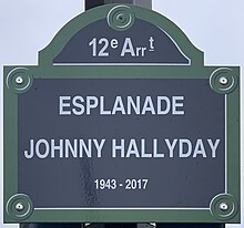 Plaque Esplanade Johnny Hallyday - Paris XII (FR75) - 2021-09-14 - 3.jpg